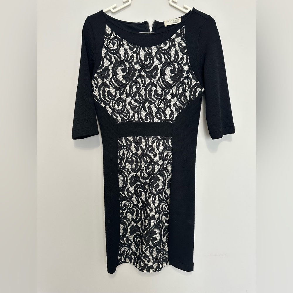 ZARA mini dress embroidered size M